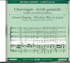 Lobgesang op.52  CD mit Chorstimme Bass/Chorstimmen ohne Bass