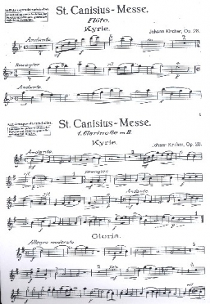 St. Canisius-Messe op.28 fr Chor und Orchester Harmonie