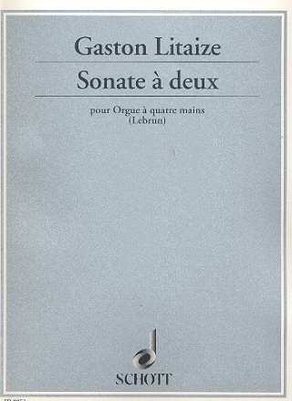 Sonate  deux fr Orgel 4-hndig