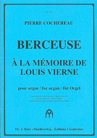 Berceuse  la mmoire de Louis Vierne pour orgue