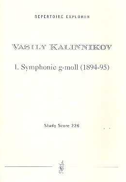 Sinfonie g-Moll Nr.1 fr Orchester Studienpartitur