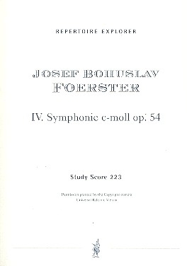 Sinfonie c-Moll Nr.4 op.54 fr Orchester Studienpartitur