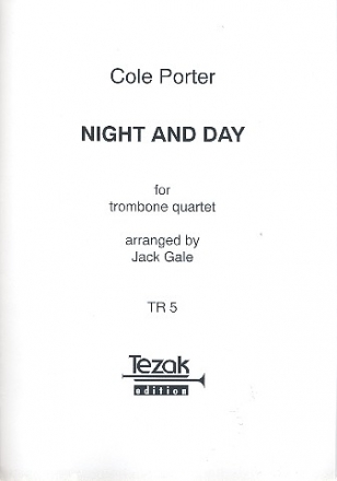 Night and Day for 4 trombones score and parts