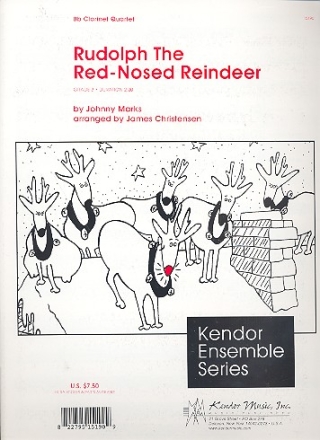 Rudolph the Red-Nosed Reindeer fr 4 Klarinetten Partitur und Stimmen