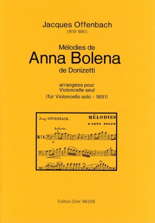Mlodies de Anna Bolena de Donizetti fr Violoncello