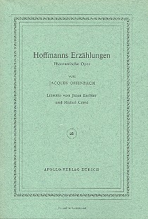 Hoffmanns Erzhlungen Libretto (dt)