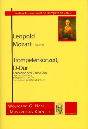 Konzert D-Dur fr Trompete und Orchester fr Trompete und Klavier (Orgel)