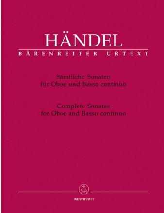 Smtliche Sonaten fr Oboe und Klavier (bc)
