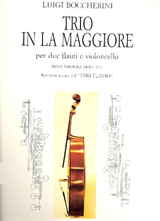 Trio la maggiore per 2 flauti e violoncello