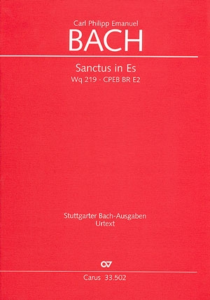 SANCTUS ES-DUR WQ219 FUER CHOR UND ORCHESTER PARTITUR