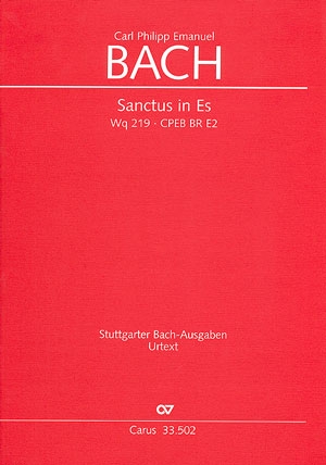 SANCTUS ES-DUR WQ219 FUER CHOR UND ORCHESTER PARTITUR