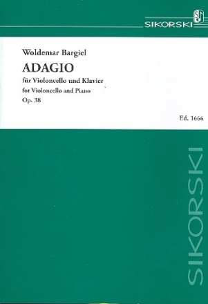 Adagio op.38  fr Violoncello und Orchester  fr Violoncello und Klavier