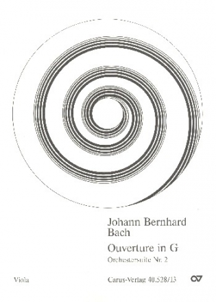 Ouvertre G-Dur fr Streicher und Bc Viola