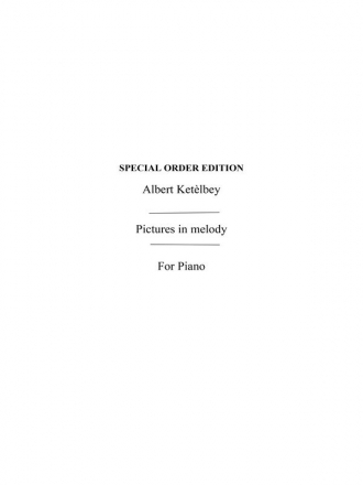 Pictures in Melody for piano Verlagskopie
