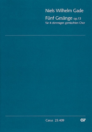 5 Gesnge op.13 fr gem Chor Partitur