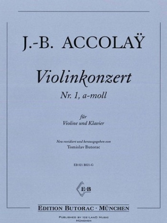 Konzert Nr.1 fr Violine und Klavier