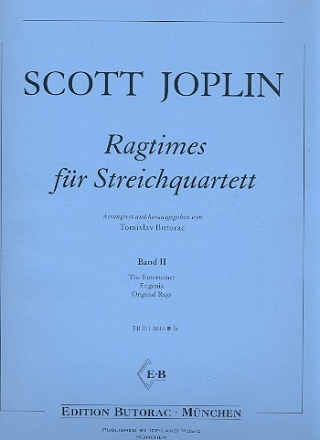 Ragtimes Band 2 fr Streichquartett Partitur+Stimmen