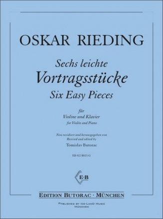 6 leichte Vortragsstcke (1. Lage) fr Violine und Klavier