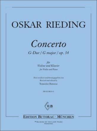 Concerto G-Dur op.34 (1. Lage) für Violine und Klavier
