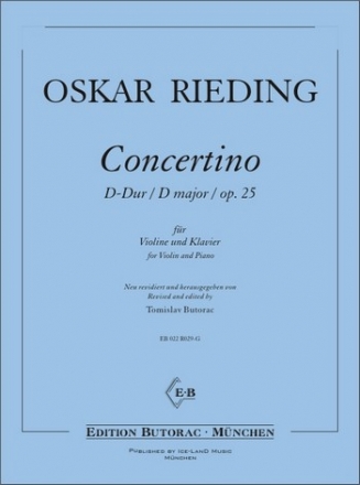 Concertino D-Dur op.25 fr Violine und Klavier