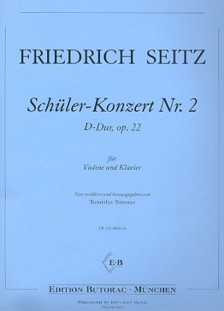 Konzert D-Dur Nr.2 op.22 für Violine (1. Lage ) und Klavier