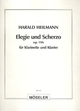 Elegie und Scherzo op.159 für Klarinette und Klavier