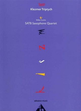 Klezmer Triptych for 4 saxophones (SATB) score and parts