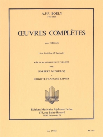 Oeuvres compltes pour orgue vol.3 fascicule 2 