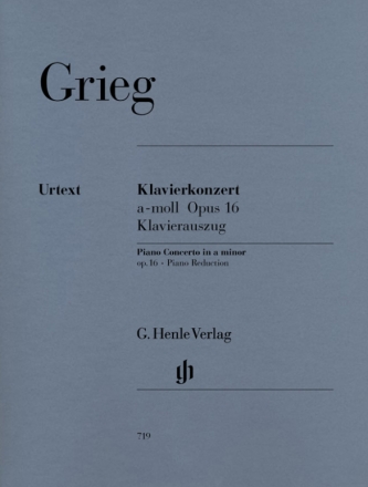 Konzert a-Moll op.16 fr Klavier und Orchester Klavierauszug fr 2 Klaviere