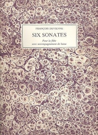 6 Sonates op.68 pour la flute avec accompagnement de basse  Faksimile