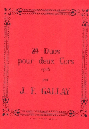 24 duos op.16 pour 2 cors Partition