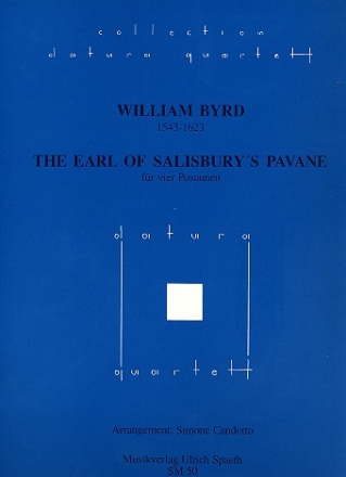 The Earl of Salisbury's Pavane fr 4 Posaunen Partitur und Stimmen