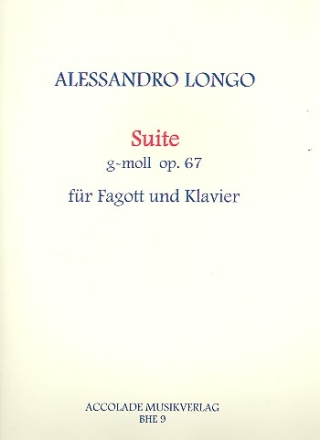 Suite op.69 g-moll fr Fagott und Klavier