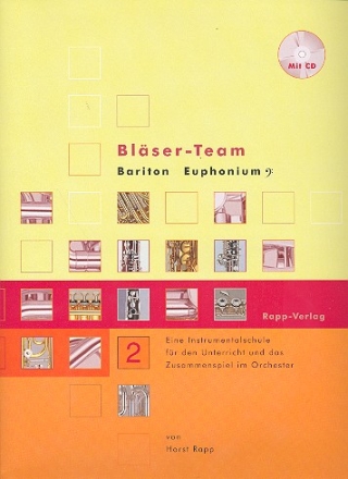 Blser-Team Band 2 (+CD) Bariton, Euphonium im Bassschlssel