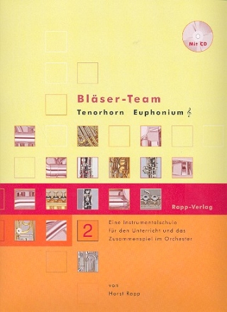 Blser-Team Band 2 (+CD) Tenorhorn, Euphonium im Violonschluessel
