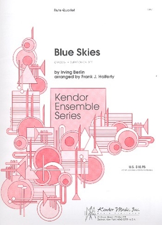 Blue Skies for 4 flutes score and parts