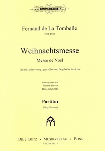 Weihnachtsmesse fr gem Chor und Orgel Partitur (= Orgelstimme)