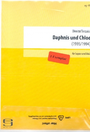 Daphnis und Chloe fr Sopran und Viola Spielpartituren