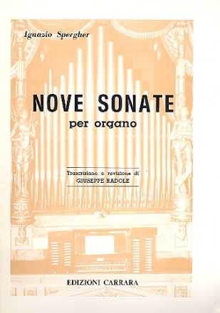 9 sonate per organo