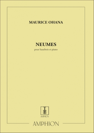 NEUMES POUR HAUTBOIS ET PIANO