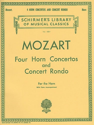 4 Horn Concertos  and Concert Rondo for horn and piano
