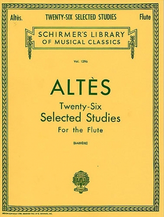 26 selected Studies for flute