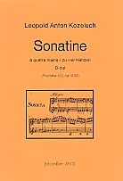 Sonatine C-Dur Postolka XI:5 fr Klavier zu 4 Hnden