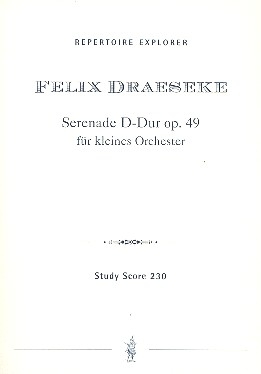 Serenade D-Dur op.49 fr Orchester Studienpartitur