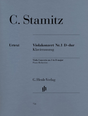 Konzert D-Dur Nr.1 fr Viola und Orchester fr Viola und Klavier