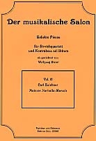 Mainzer Narhalla-Marsch fr Streichquartett und Kb ad lib.,  Partitur und Stimmen
