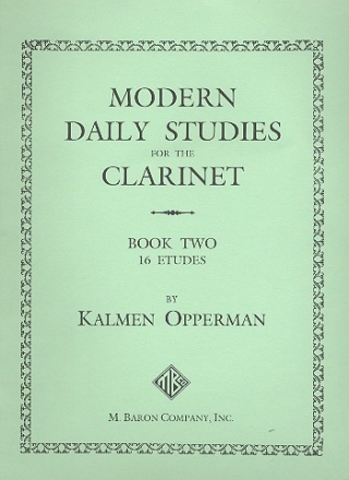 Modern daily Studies vol.2 for clarinet