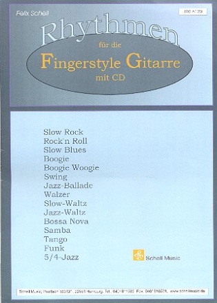 Rhythmen fr die Fingerstyle Gitarre (+CD) Tab-Ausgabe