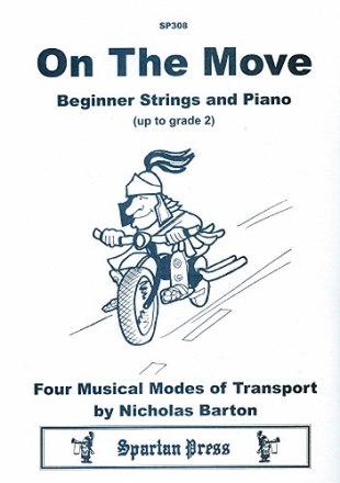 On the Move Beginner strings (2 violinsl, violoncello) and piano up to grade 2