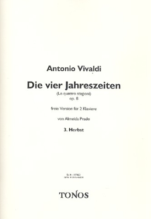 Herbst aus Die vier Jahreszeiten op.8,3 fr 2 Klaviere Partitur